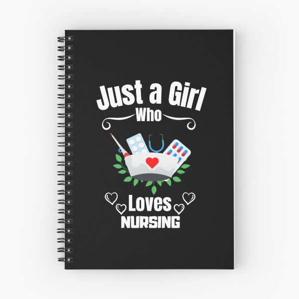 Item preview, Just a Girl Who loves Nursing  designed and sold by WaguinhoTex.