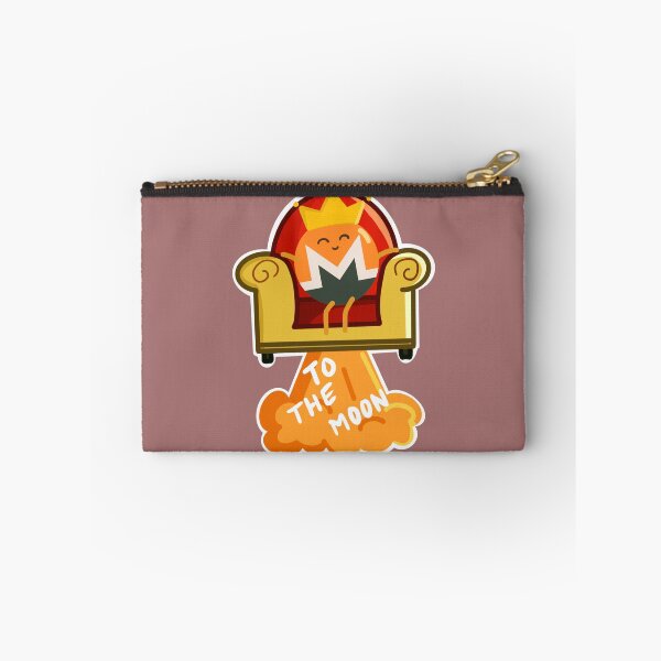 Item preview, Crypto King Monero to the Moon - Kawaii designed and sold by Crypmetal.