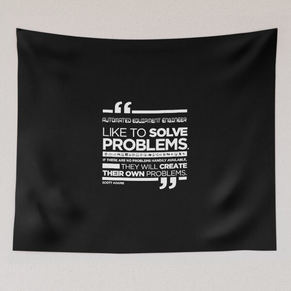Item preview, Like To Solve Problems White Automated Equipment Engineer designed and sold by Manveersh.
