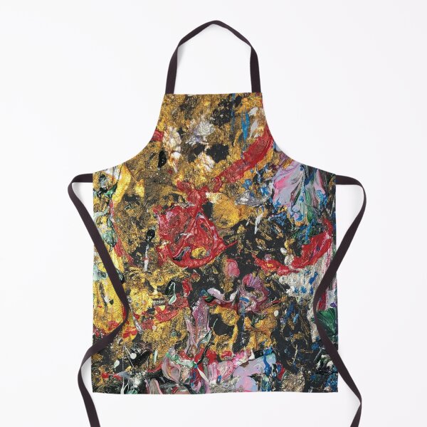 Item preview, Mystical Colorful Energy Mixing Art Print designed and sold by SoulArtSara.