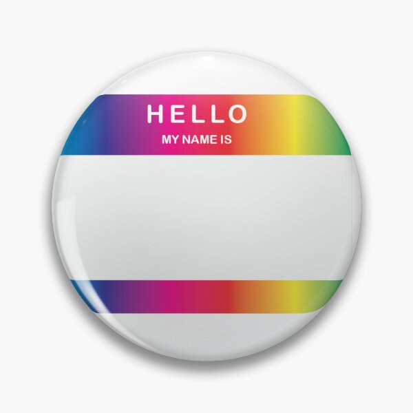 Item preview, Hello My Name Is Rainbow Sticker Pack 9x designed and sold by DeliveryGeorge.