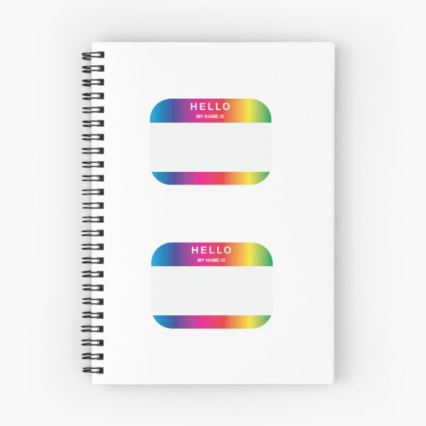 Item preview, Hello My Name Is Rainbow Sticker Pack 9x designed and sold by DeliveryGeorge.