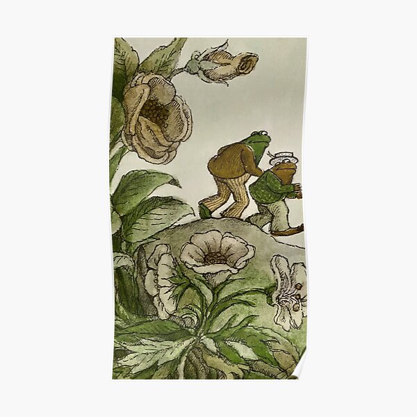 A Frog And Toad The Hat Vintage Poster