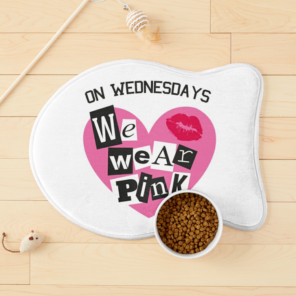 Mean Girls Wednesdays We Wear Pink Burn Book Pajamas Set - Growkoc