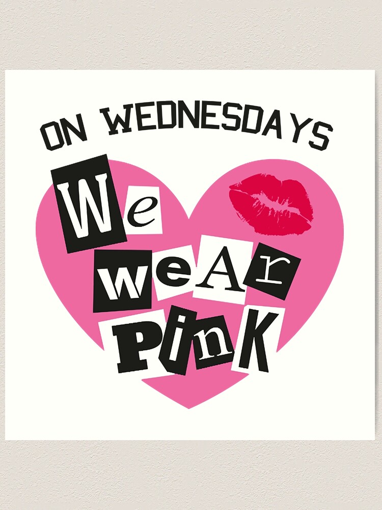Fabric By The Yard Mean Girls Movie Burn Book Quotes On Wednesdays We Wear  Pink