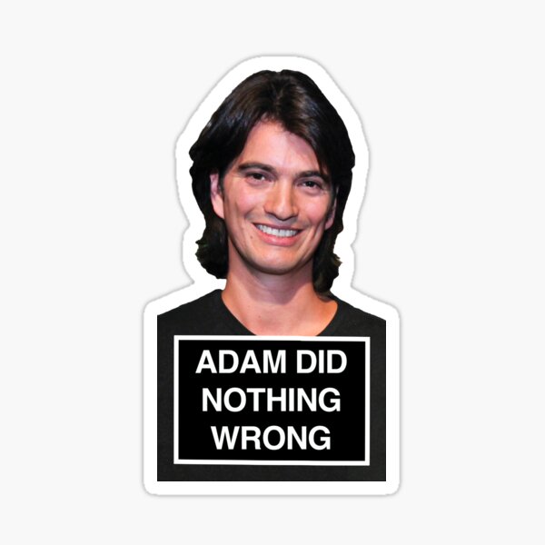 Item preview, Adam Neumann Did Nothing Wrong designed and sold by ETHBARONBILLY.