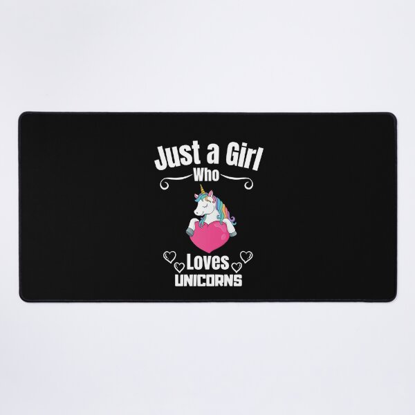 Item preview, Just a Girl Who loves Unicorns designed and sold by WaguinhoTex.
