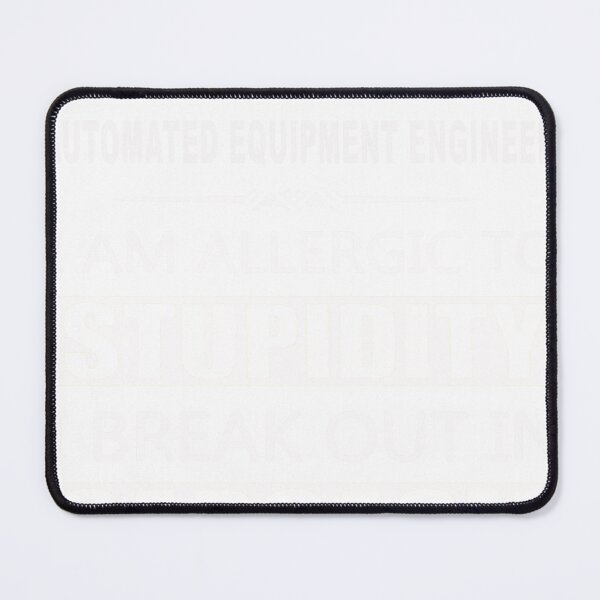 Item preview, Sarcasm White Automated Equipment Engineer designed and sold by Manveersh.