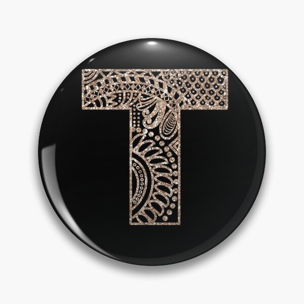 Item preview, Floral Mandala Monogram T| Mandala Monogram T designed and sold by ModernStyleBoho.