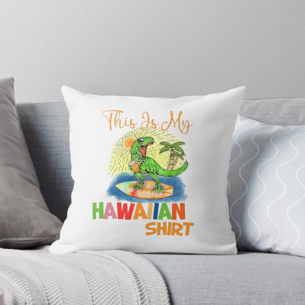 Item preview, this is my hawaiian shirt funny Hawaii Dinosaur T Rex t-shirt designed and sold by PrintifyStyle.