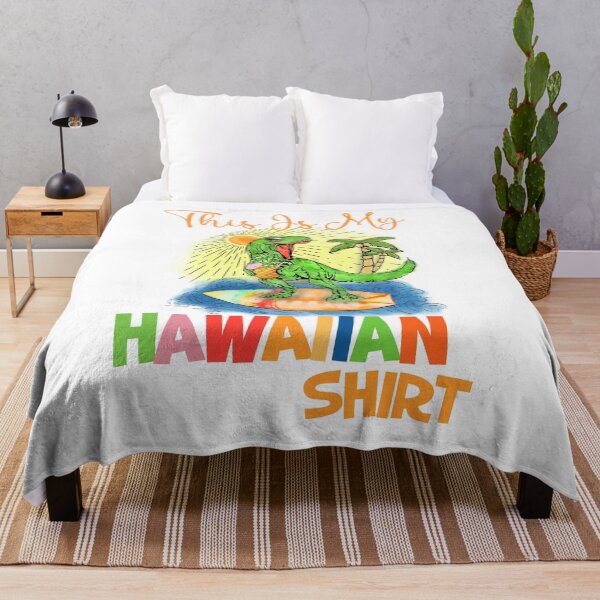 Item preview, this is my hawaiian shirt funny Hawaii Dinosaur T Rex t-shirt designed and sold by PrintifyStyle.