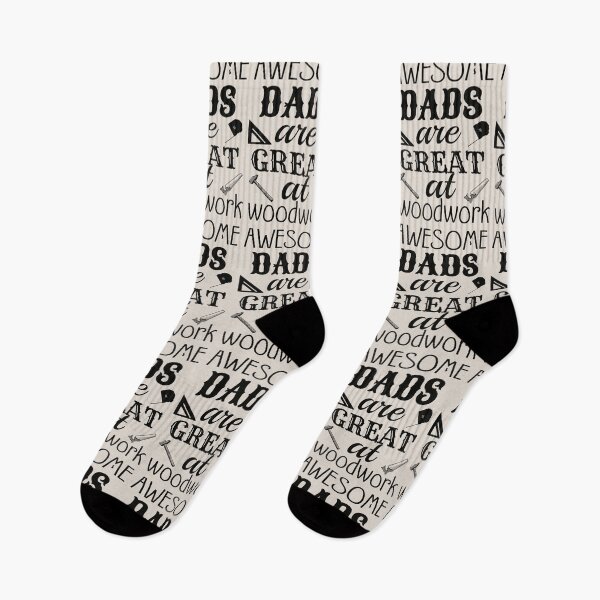 Item preview, Black Text Awesome Dads Are Great At Woodwork, Great Design For Cool Dads, Perfect For Father's Day designed and sold by TrulyEpoque.