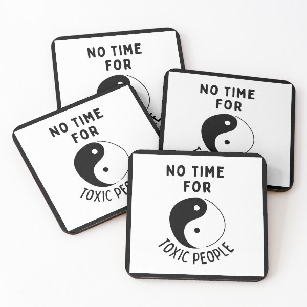 Item preview, No Time For Toxic People - Yin Yang designed and sold by Hic21.
