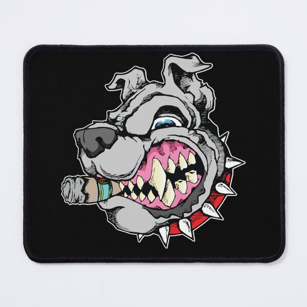 Item preview, Mad Dog with Cigar and Spiked Collar designed and sold by LaughinBones.