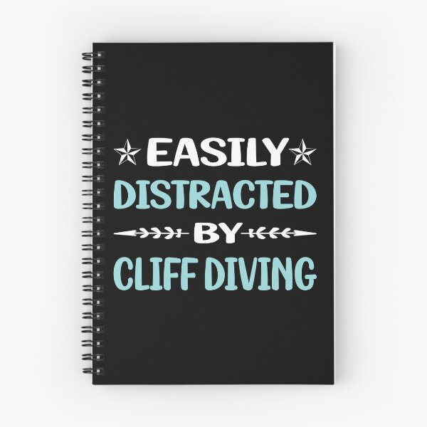 Item preview, Funny Easily Distracted Cliff Diving designed and sold by robinnacallanyi.