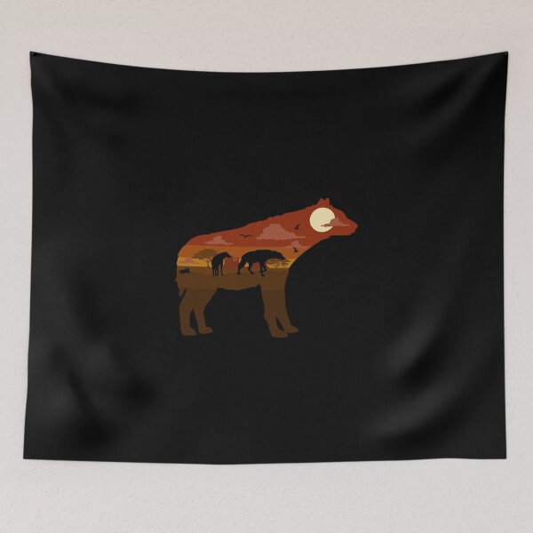 Item preview, Hyena Scenery designed and sold by VibrantGifts.