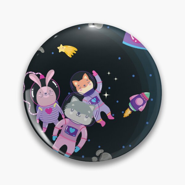 Item preview, Cute Space Animals in Spacesuits designed and sold by cgroenewald.
