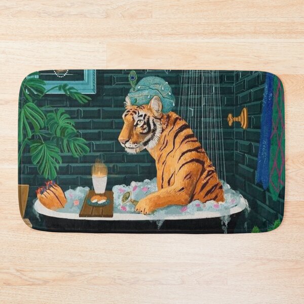 Item preview, Tiger in a bathtub designed and sold by Scarfi.