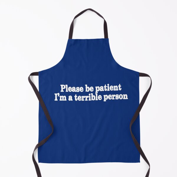 Item preview, Please be Patient I’m a Terrible Person Anti-social Introvert Mean Grump Old Man Bad Attitude Shirt designed and sold by Dwebster27.