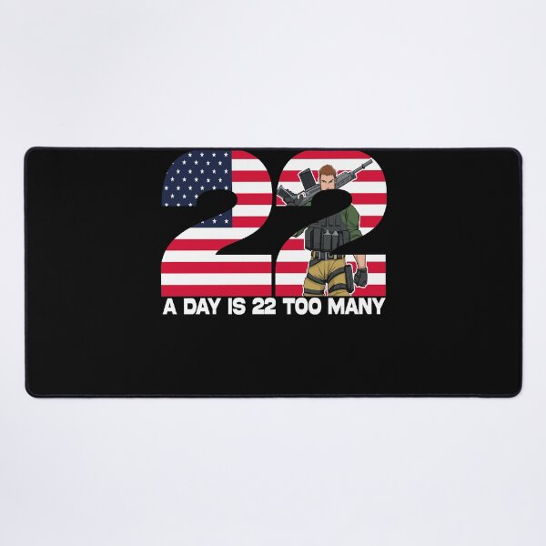 Item preview, The Salty Veteran, 22 A Day , Is 22 Too Many Veteran, Lives Matter Help designed and sold by The-Gold-Ferhat.