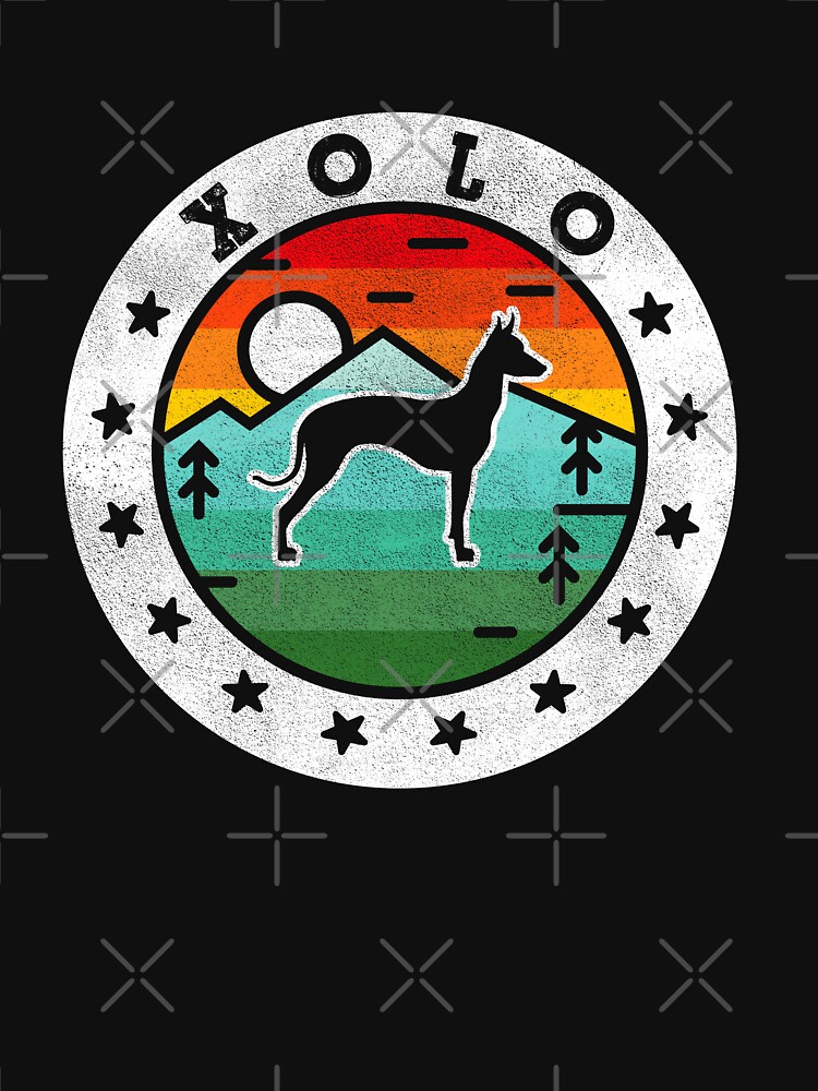 Imagen 7 de 7, Camiseta clásica con la obra Xoloitzcuintli Xolo Summer Vintage, diseñada y vendida por rafaeltto.