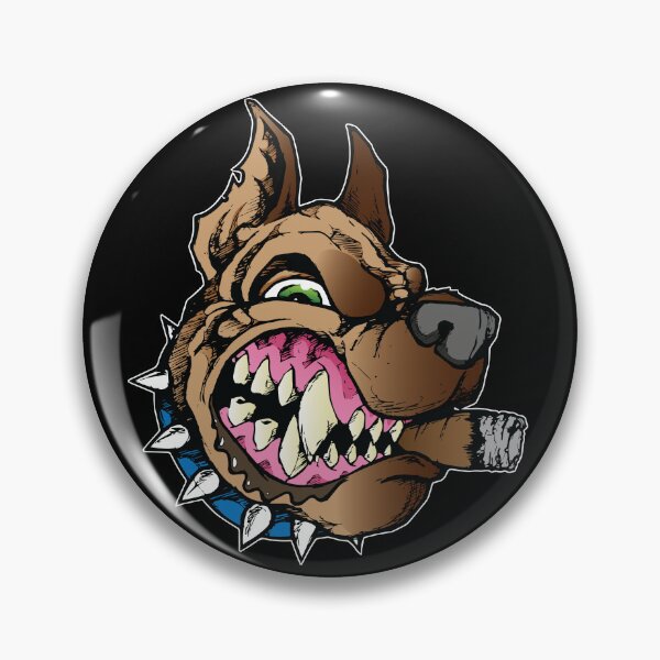 Item preview, Mad Dog with Cigar and Spiked Collar designed and sold by LaughinBones.