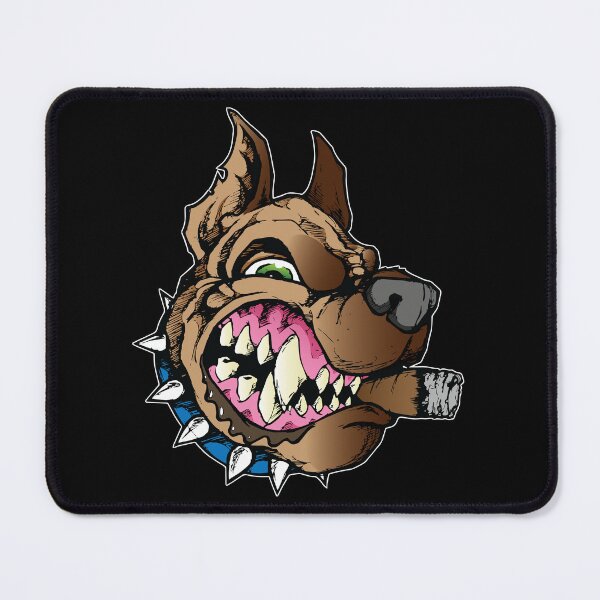 Item preview, Mad Dog with Cigar and Spiked Collar designed and sold by LaughinBones.