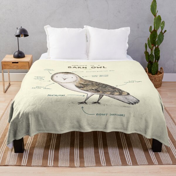 Item preview, Anatomy of a Barn Owl designed and sold by SophieCorrigan.