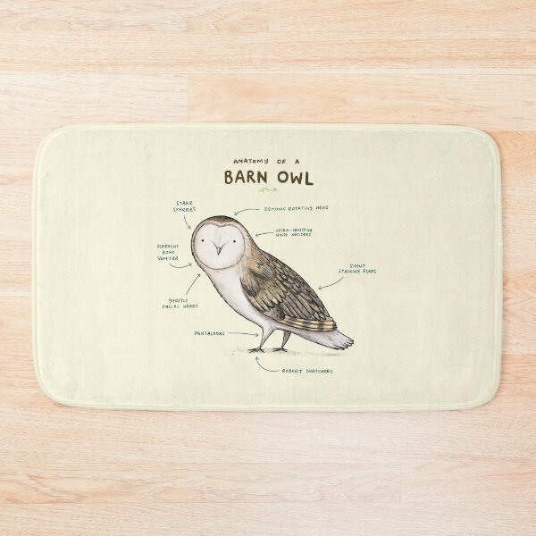Item preview, Anatomy of a Barn Owl designed and sold by SophieCorrigan.