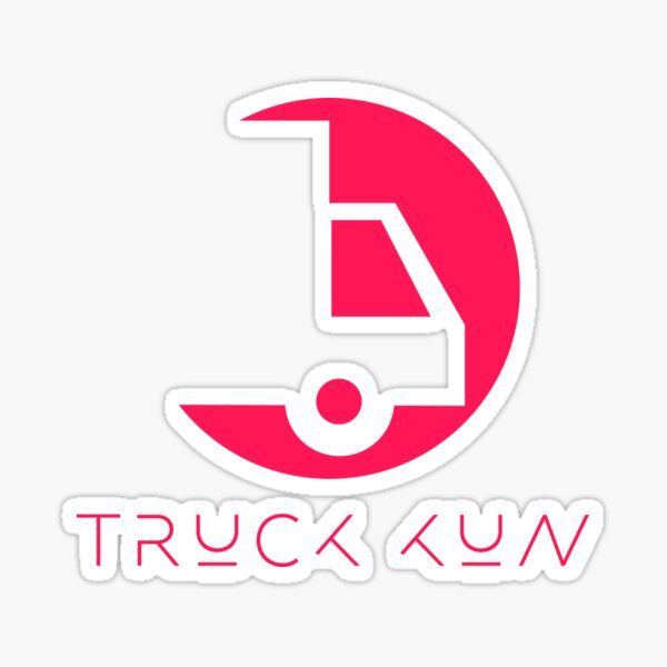 Truck Kun Pink Sticker