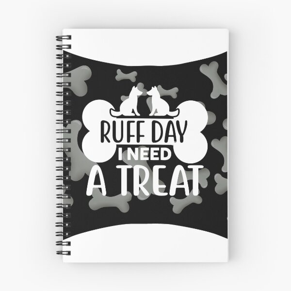 Item preview, Ruff day I need a treat dog mat design  designed and sold by TipTopTapo.