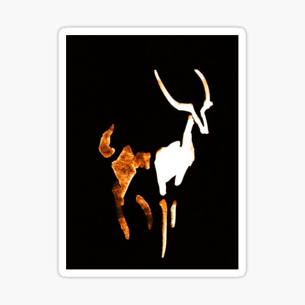 Fire Stag Sticker