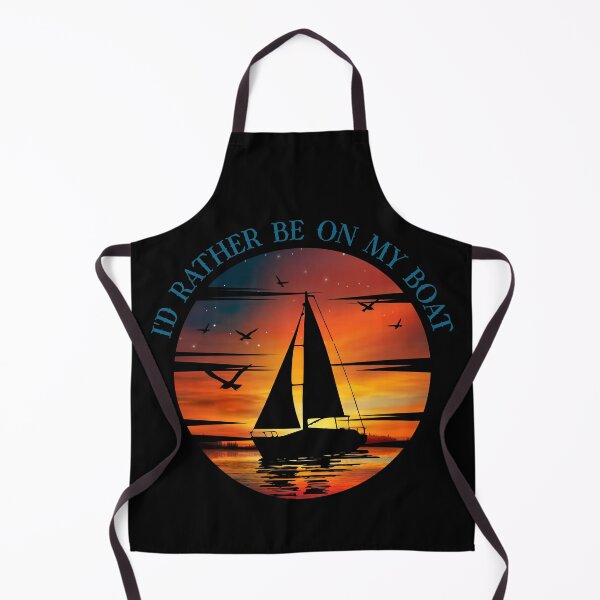 Item preview, I'd Rather Be On My Boat - Funny Boat Lover Quote designed and sold by cotros.