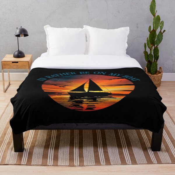 Item preview, I'd Rather Be On My Boat - Funny Boat Lover Quote designed and sold by cotros.