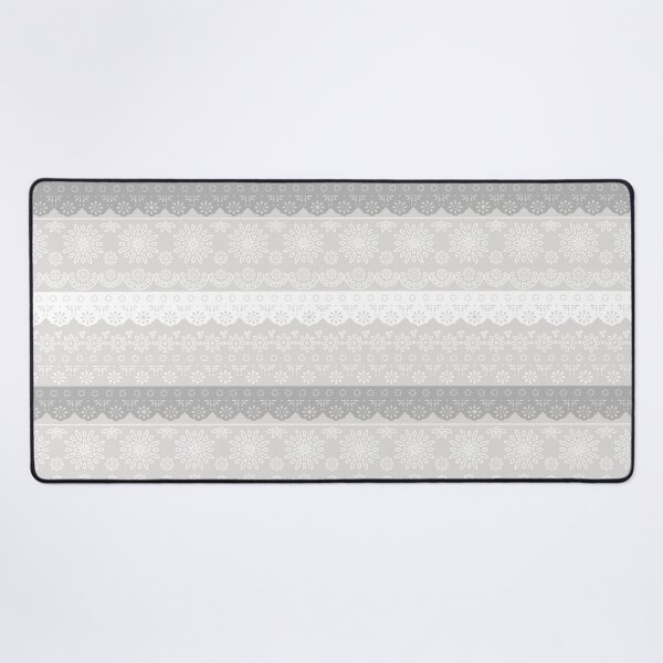 Item preview, Eyelet Lace Pattern in Grey and White designed and sold by kapotka.