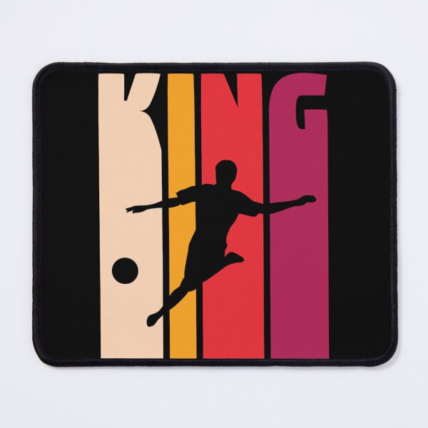 Item preview, Gift For Soccer Player Coach Fan 'soccer King' Retro Soccer Essential T-Shirt designed and sold by felyn3gloria.