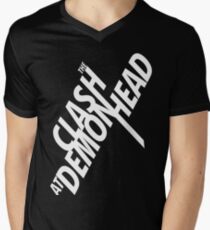 The Clash at Demonhead White V-Neck T-Shirt