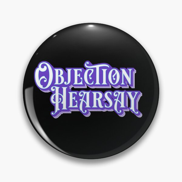 Item preview, Objection Hearsay classic Tshirt purple designed and sold by TheVibeMerchant.