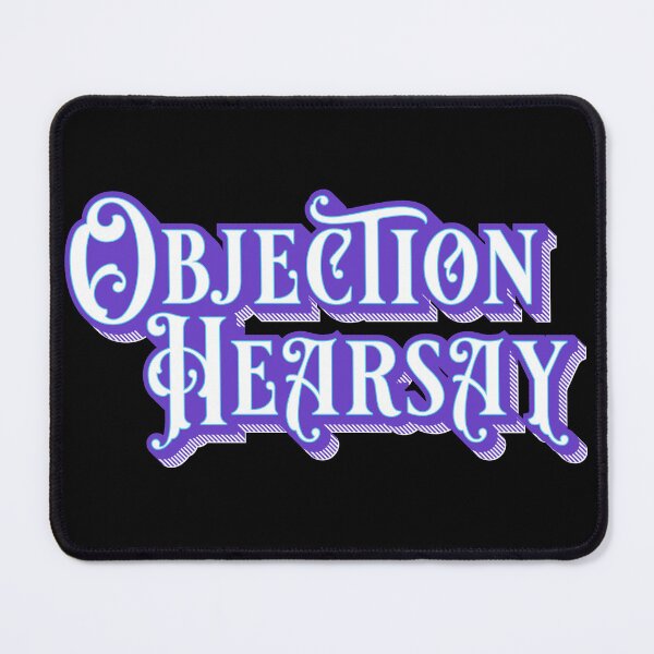 Item preview, Objection Hearsay classic Tshirt purple designed and sold by TheVibeMerchant.