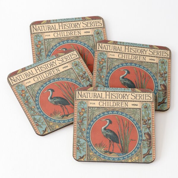 Item preview, Natural History Series for Children (1878) - Vintage Book Cover designed and sold by SALON DES ARTS.