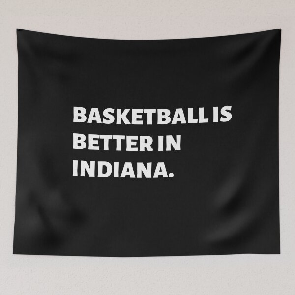 Item preview, Vintage Basketball is better in Indiana White bold Typography  designed and sold by garniturex.
