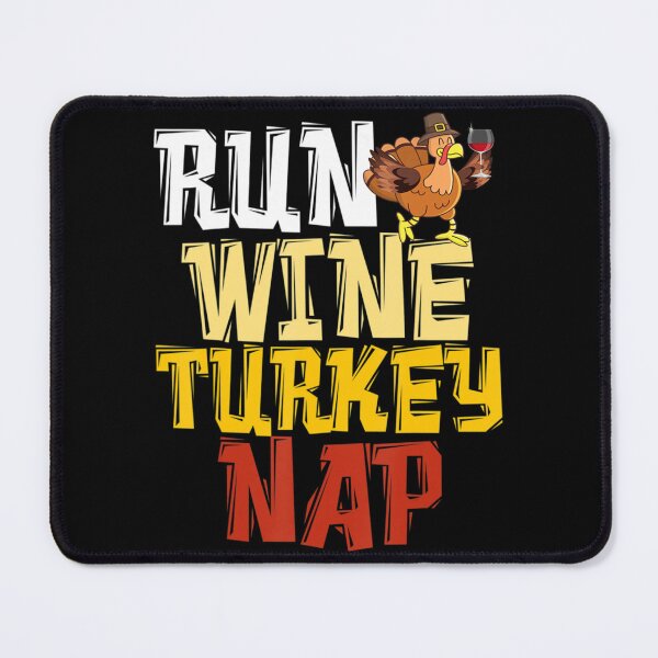 Item preview, Thanksgiving Runner Run Wine Turkey Nap Running Sticker designed and sold by gloria1os.