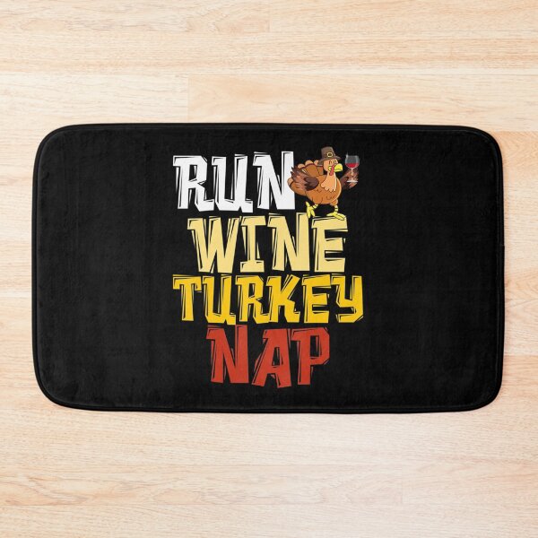 Item preview, Thanksgiving Runner Run Wine Turkey Nap Running Sticker designed and sold by gloria1os.