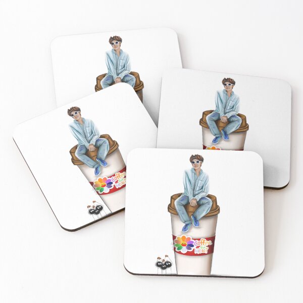 Item preview, Coffee for Hobi Illustration designed and sold by MarmarArts.
