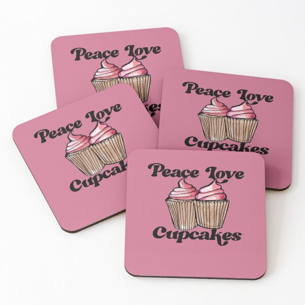 Artikelvorschau, Peace Love Cupcakes entworfen und verkauft von FrictionMaxxing.