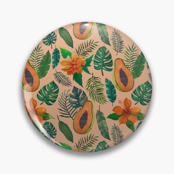Aperçu de l'œuvre Motif de papaye créée et vendue par Lauren Ullrich.