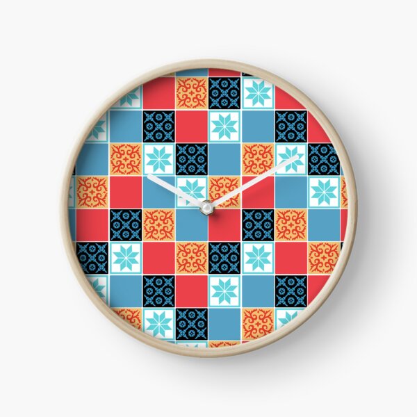 Azul: The Tiles: Inspired Art Clock