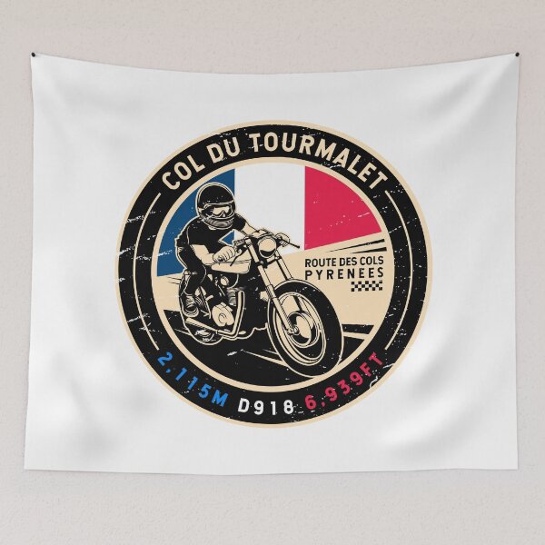 Item preview, Col du Tourmalet | Route des Cols | Motorcycle designed and sold by KrisSidDesigns.
