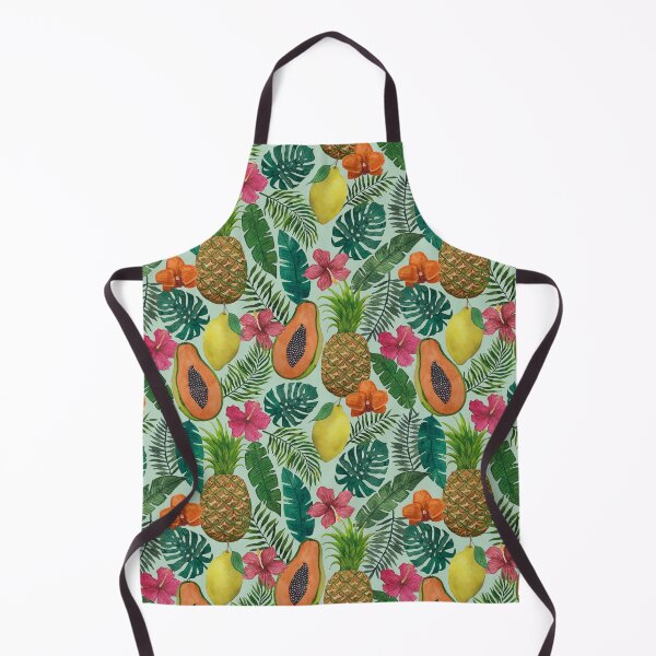 Item preview, Pineapple and Papaya Pattern designed and sold by Lauren Ullrich.