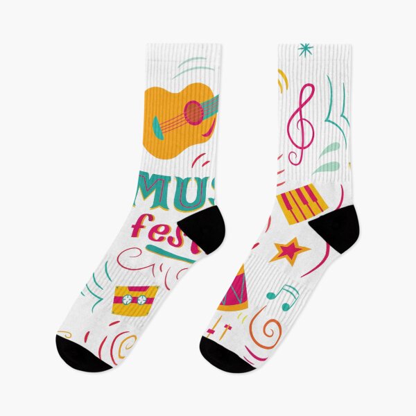 Item preview, Colorful floating music festival pattern designed and sold by zenger2021.